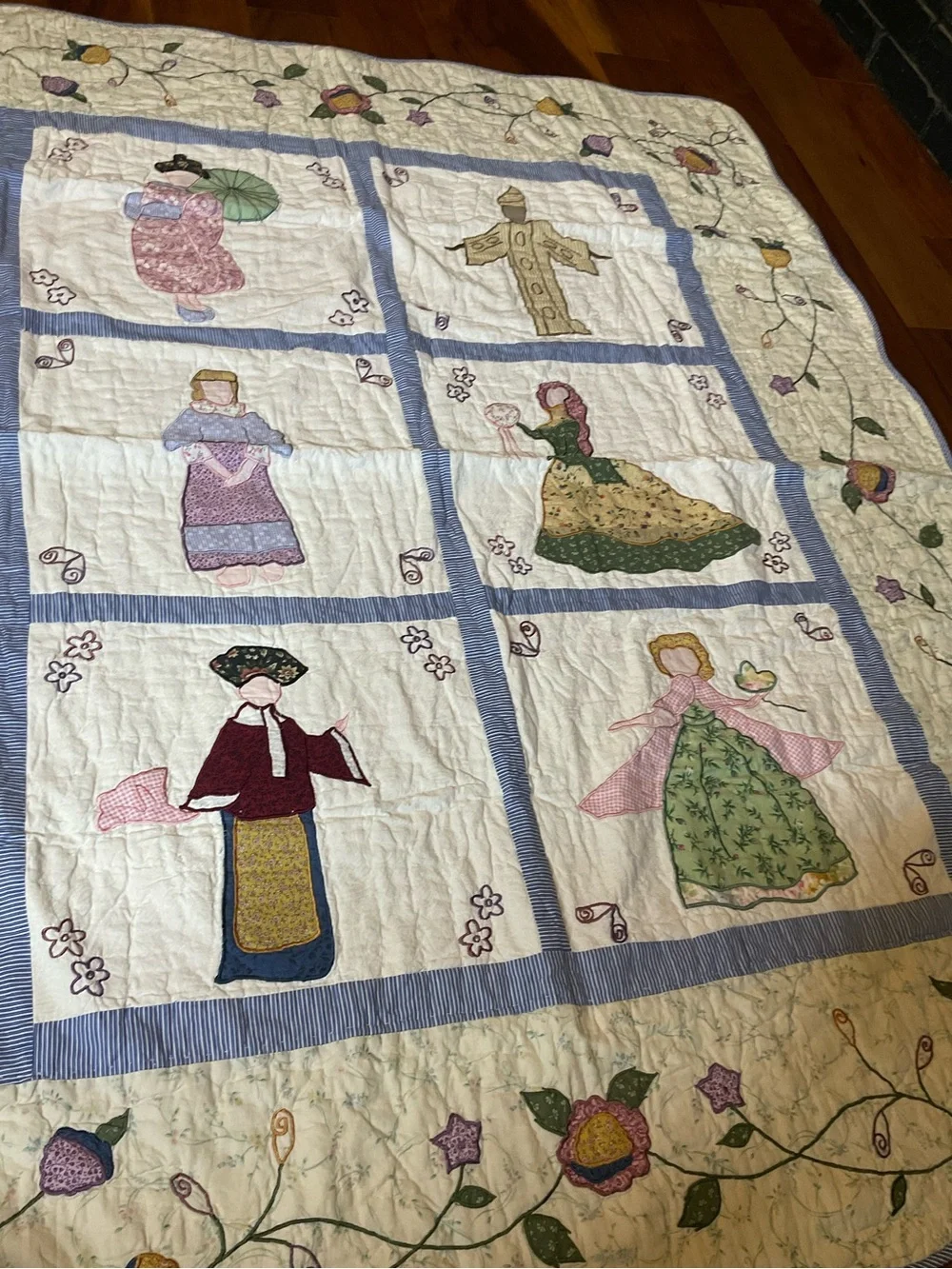 Legacy Home Furnishings 60”x50” Dollhouse Throw Quilted Blanket Limited Ed QVC